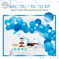 Ballon Deco Halvbue Kit Blå 4 m